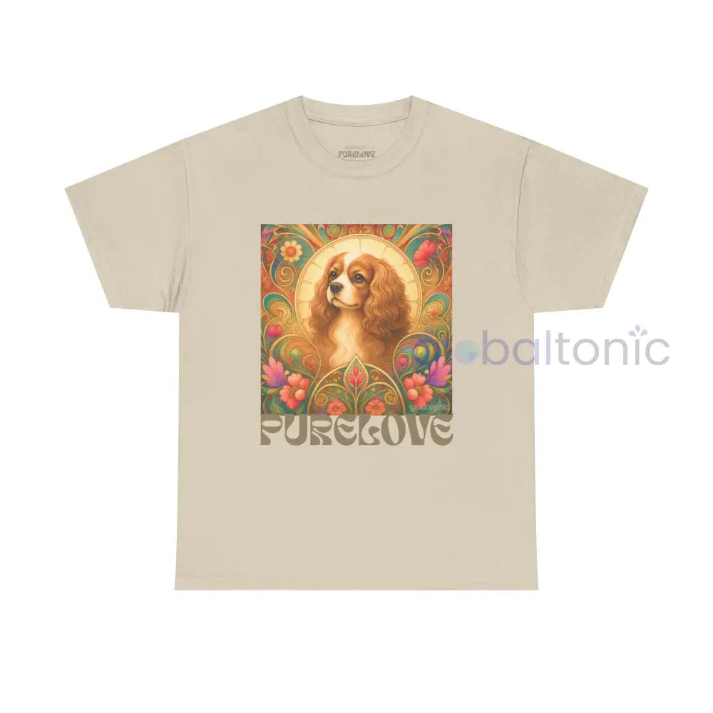 Cavalier King Charles Spaniel Vintage Graphic T-shirt - Unisex Cotton Tee for Dog Lovers - T-Shirt