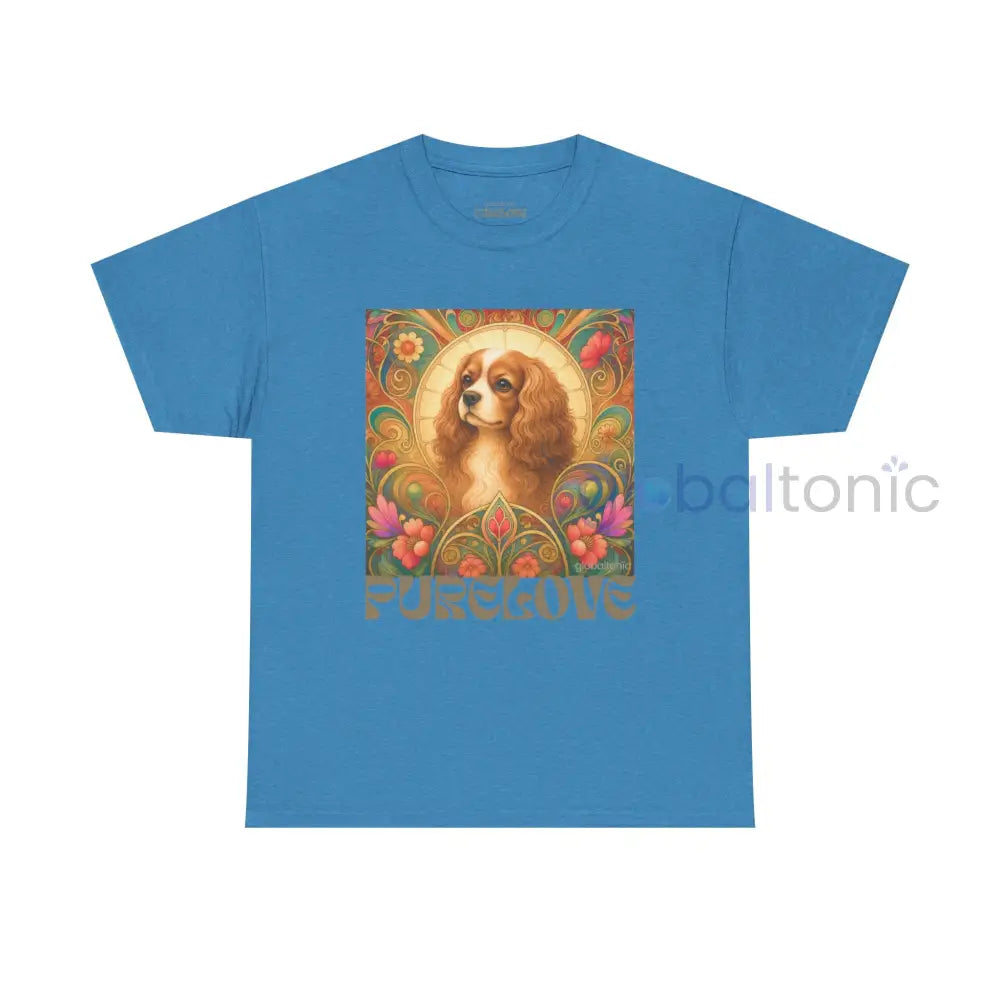 Cavalier King Charles Spaniel Vintage Graphic T-shirt - Unisex Cotton Tee for Dog Lovers - T-Shirt