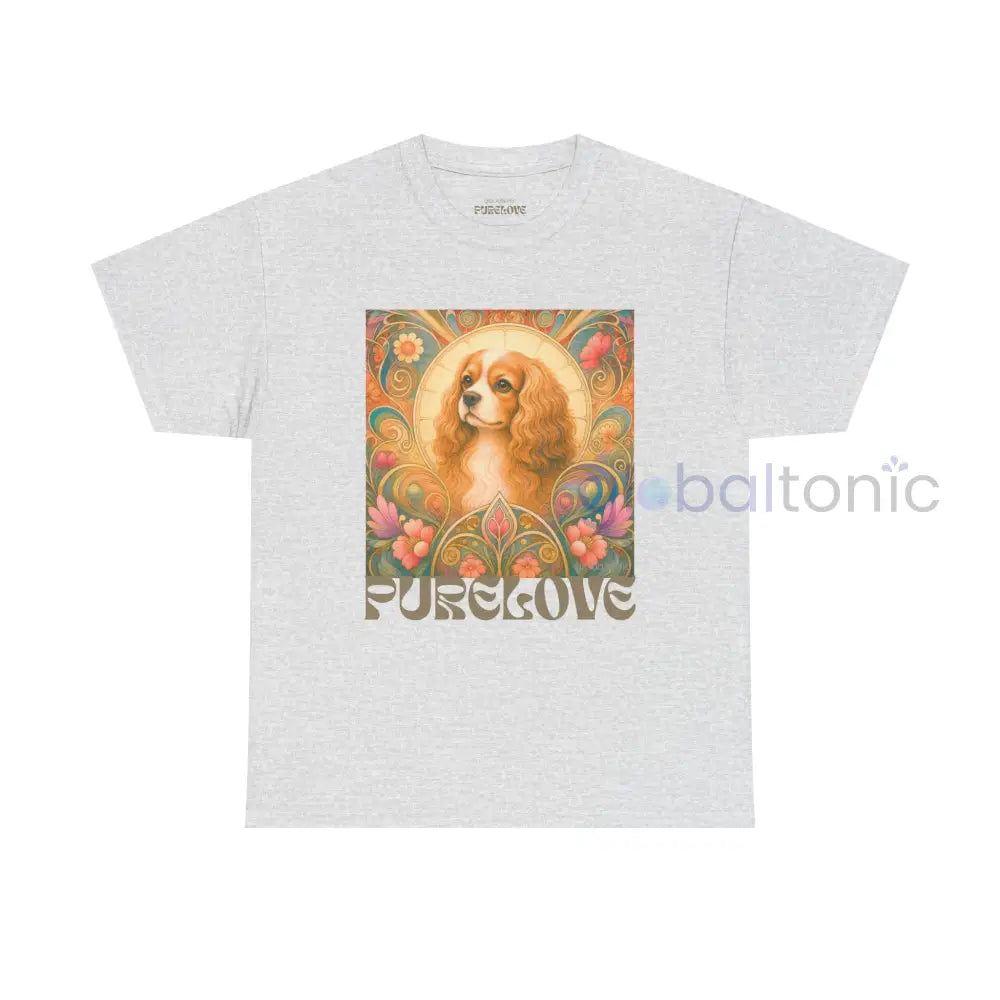 Cavalier King Charles Spaniel Vintage Graphic T-shirt - Unisex Cotton Tee for Dog Lovers - T-Shirt