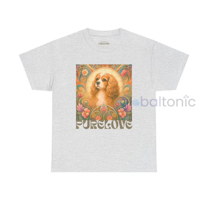 Cavalier King Charles Spaniel Vintage Graphic T-shirt - Unisex Cotton Tee for Dog Lovers - T-Shirt