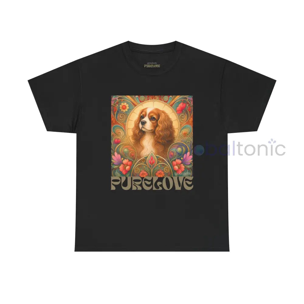 Cavalier King Charles Spaniel Vintage Graphic T-shirt - Unisex Cotton Tee for Dog Lovers - T-Shirt