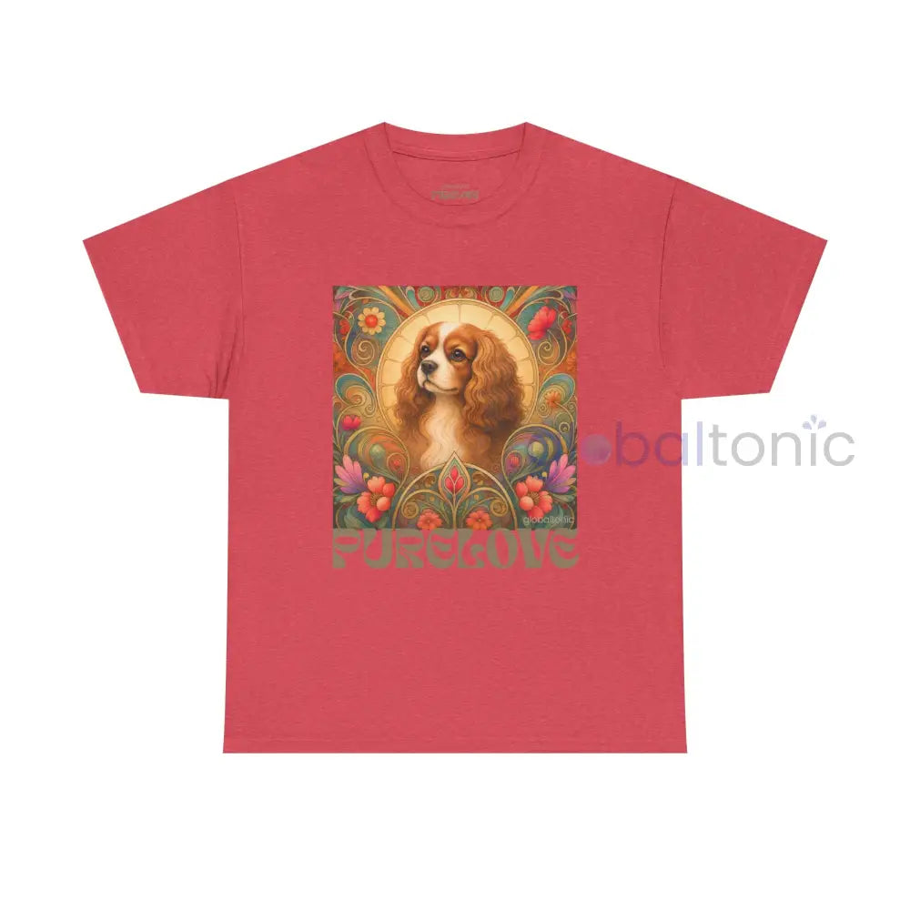Cavalier King Charles Spaniel Vintage Graphic T-shirt - Unisex Cotton Tee for Dog Lovers - T-Shirt