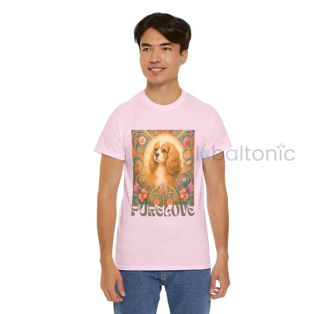 Cavalier King Charles Spaniel Vintage Graphic T-shirt - Unisex Cotton Tee for Dog Lovers - T-Shirt
