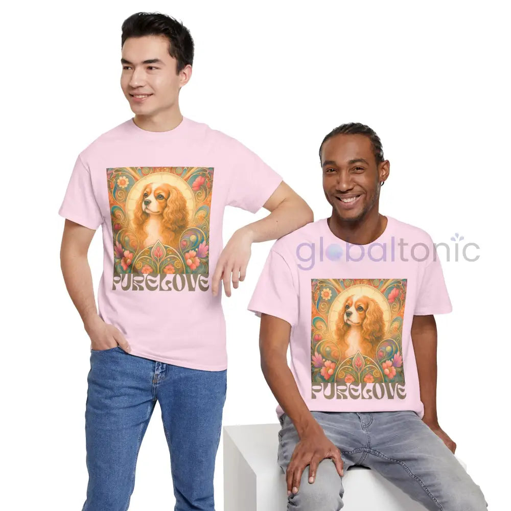 Cavalier King Charles Spaniel Vintage Graphic T-shirt - Unisex Cotton Tee for Dog Lovers - T-Shirt