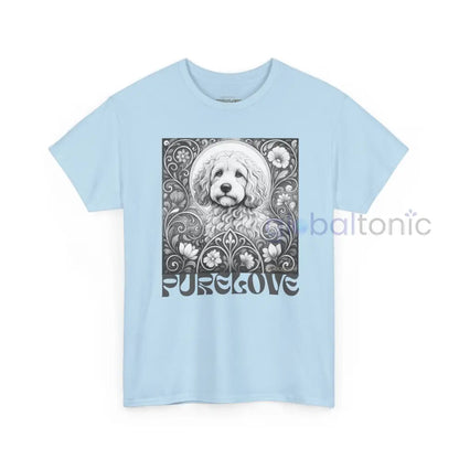 Cockapoo (Spoodle) Vintage Unisex Cotton Tee for Dog Lovers (Black & White) T-Shirt