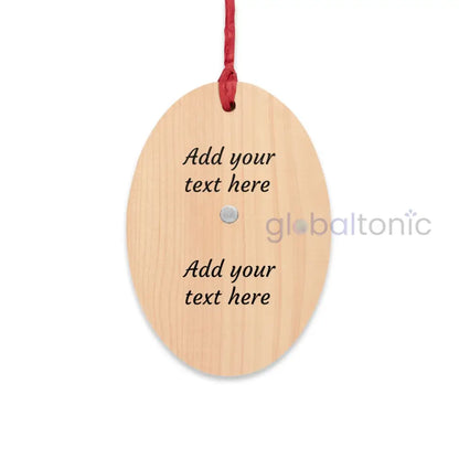 Collie Wooden Magnet Ornament – Christmas Decoration & Pet Lover Gift Oval / One Size Home Decor