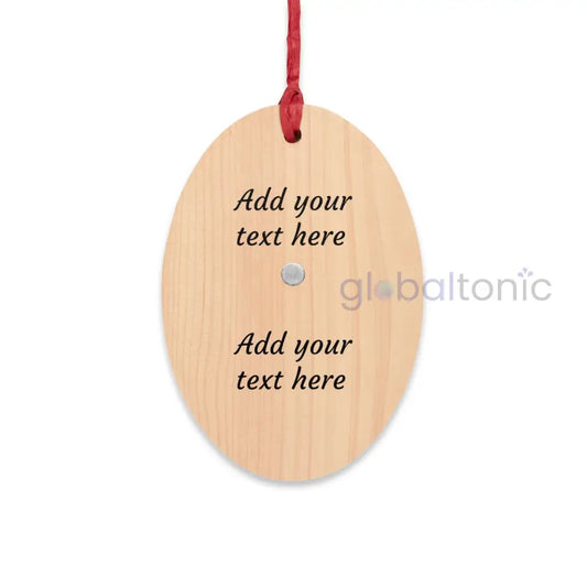 Collie Wooden Magnet Ornament – Christmas Decoration & Pet Lover Gift Oval / One Size Home Decor