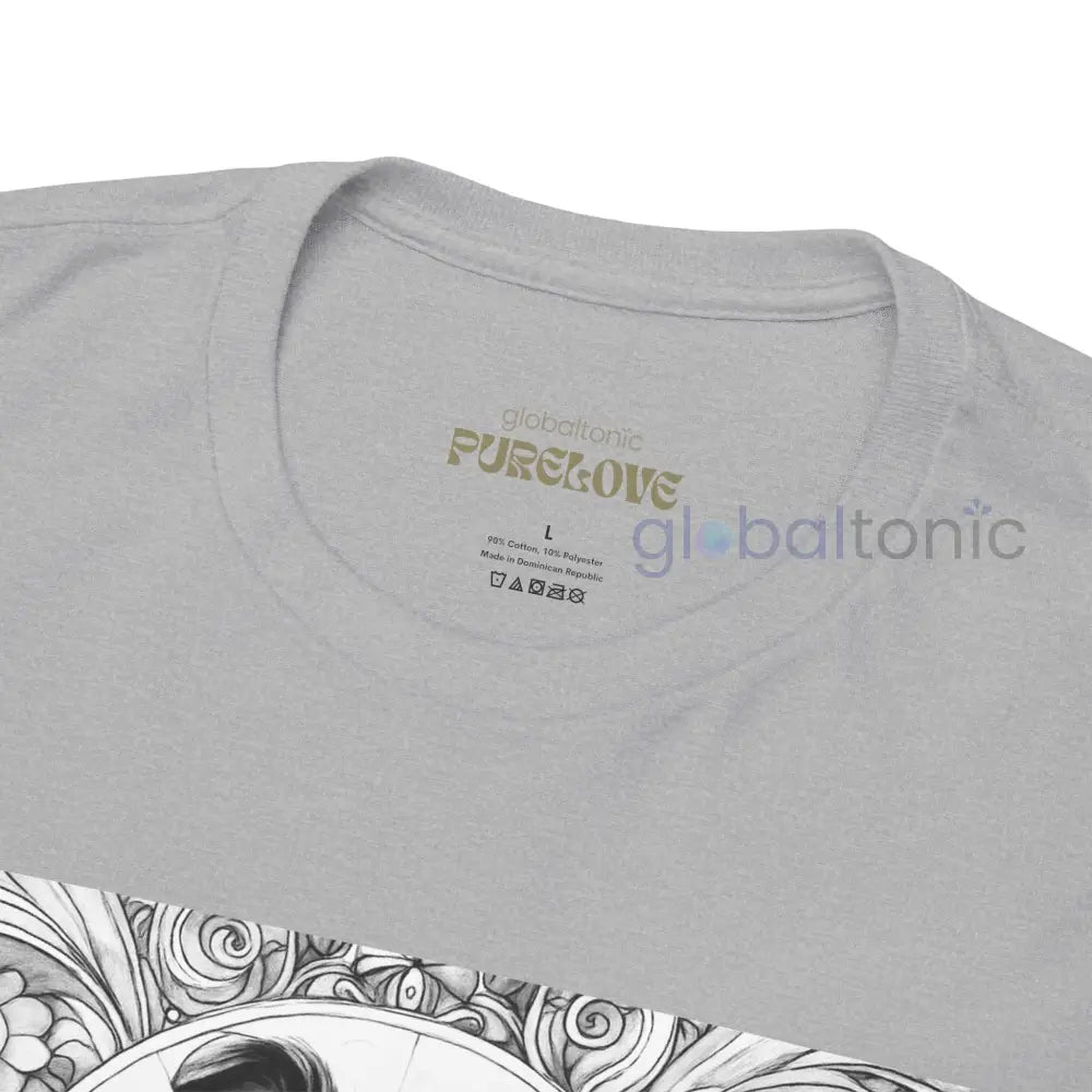 Collie Vintage Unisex Cotton Tee for Dog Lovers (Black & White) T-Shirt