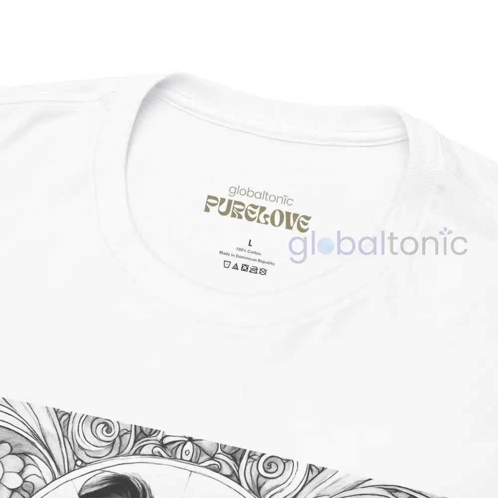 Collie Vintage Unisex Cotton Tee for Dog Lovers (Black & White) T-Shirt