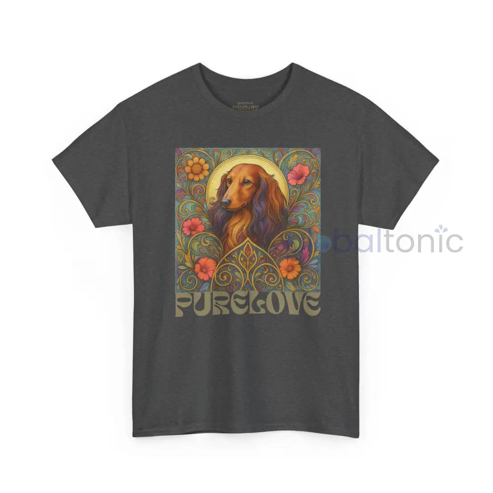 Dachshund Longhair Vintage Graphic T-Shirt – Unisex Cotton Tee for Dog Lovers T-Shirt