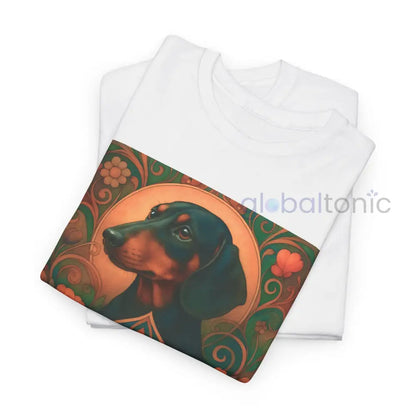 Dachshund Shorthair Vintage Graphic T-shirt - Unisex Cotton Tee for Dog Lovers T-Shirt