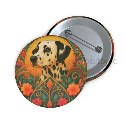 Dalmatian Dog Pin Button - Vintage Design Gift for Dog Lovers & Pet Owners 2.25’’ Accessories