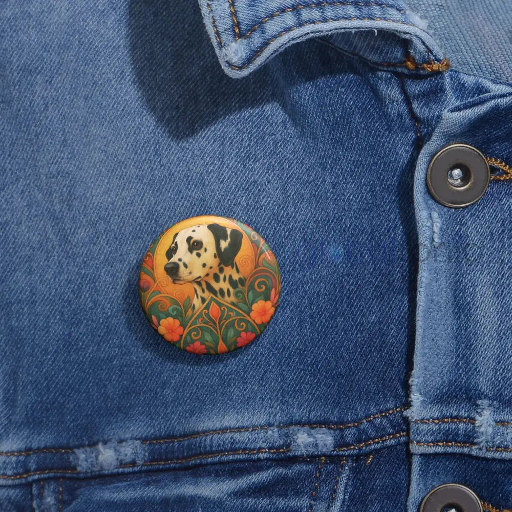 Dalmatian Dog Pin Button - Vintage Design Gift for Dog Lovers & Pet Owners Accessories