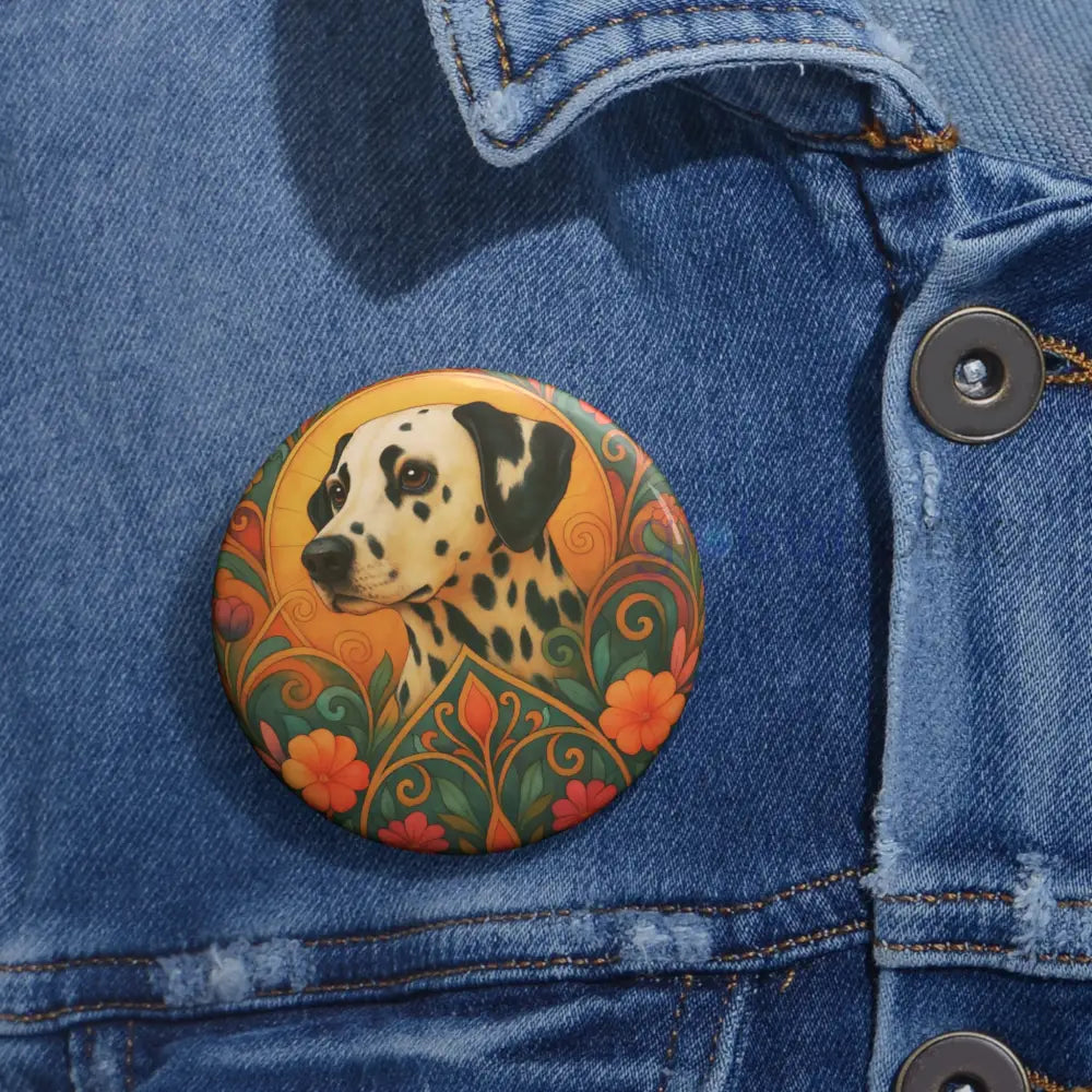 Dalmatian Dog Pin Button - Vintage Design Gift for Dog Lovers & Pet Owners Accessories
