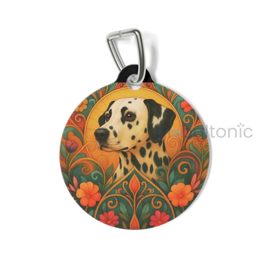 Dalmatian Dog Tag - Vintage Design Gift for Dog Lovers & Pet Owners 1’’ Pets