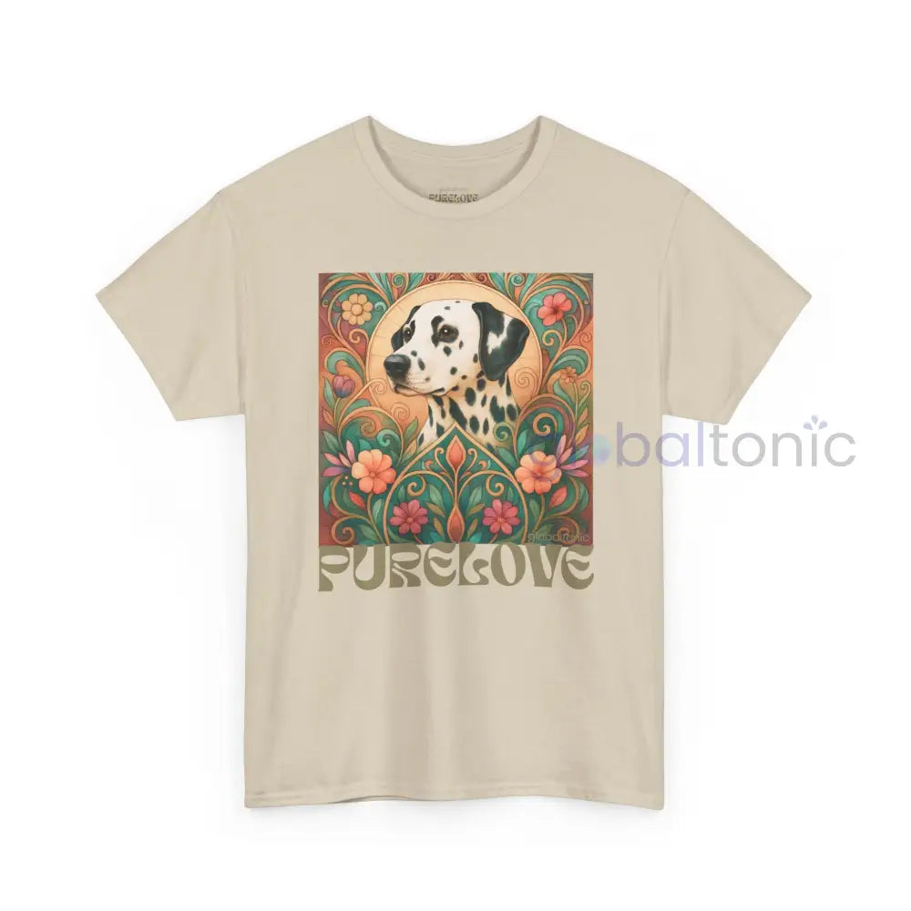 Dalmatian Vintage Graphic T-shirt - Unisex Cotton Tee for Dog Lovers T-Shirt