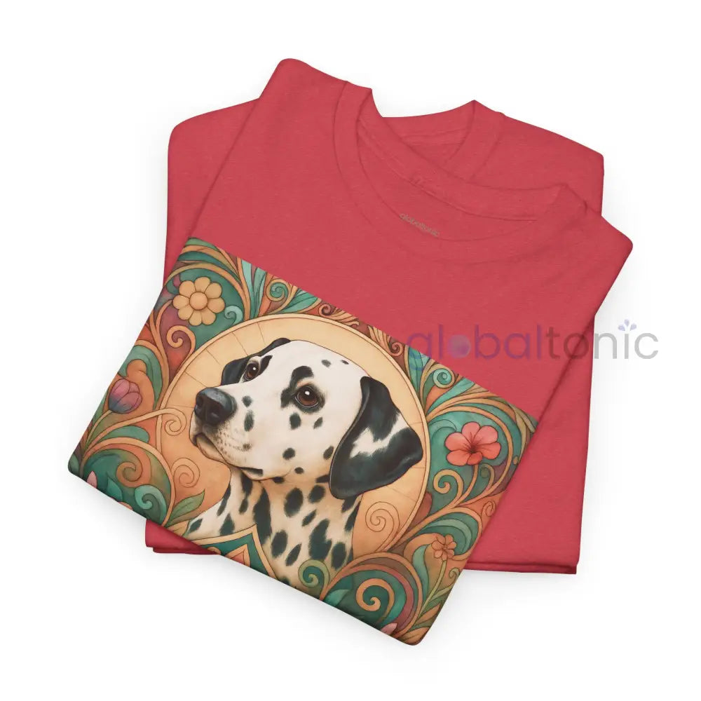 Dalmatian Vintage Graphic T-shirt - Unisex Cotton Tee for Dog Lovers T-Shirt