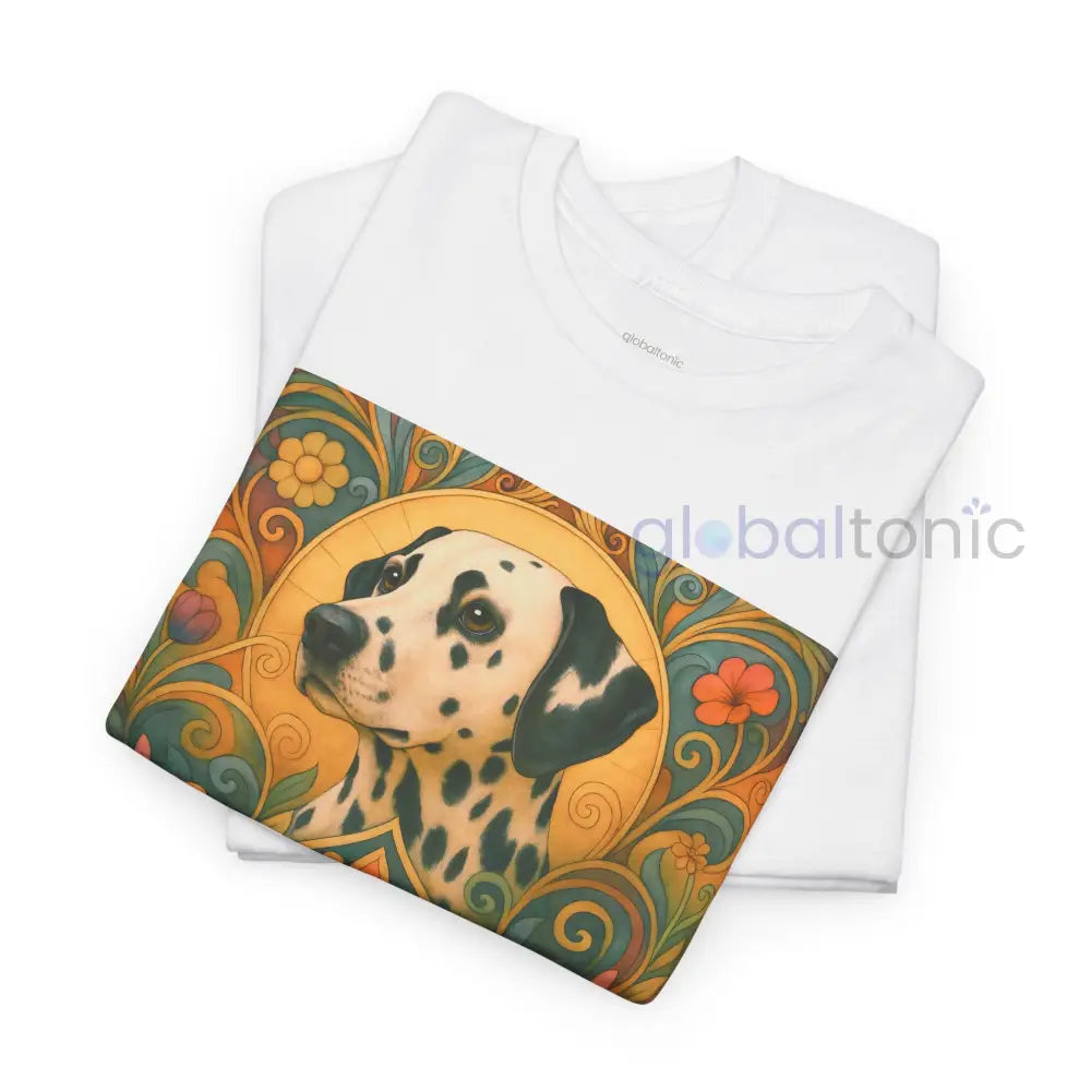 Dalmatian Vintage Graphic T-shirt - Unisex Cotton Tee for Dog Lovers T-Shirt