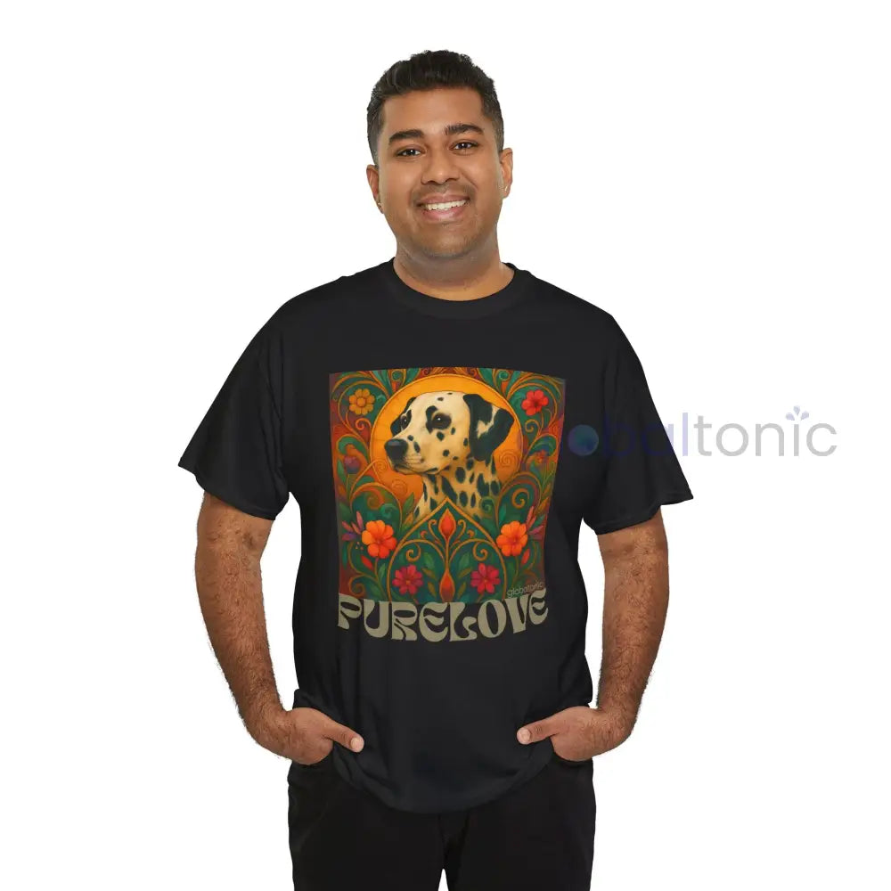 Dalmatian Vintage Graphic T-shirt - Unisex Cotton Tee for Dog Lovers T-Shirt