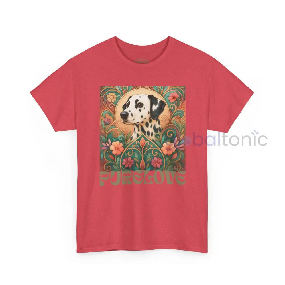 Dalmatian Vintage Graphic T-shirt - Unisex Cotton Tee for Dog Lovers T-Shirt