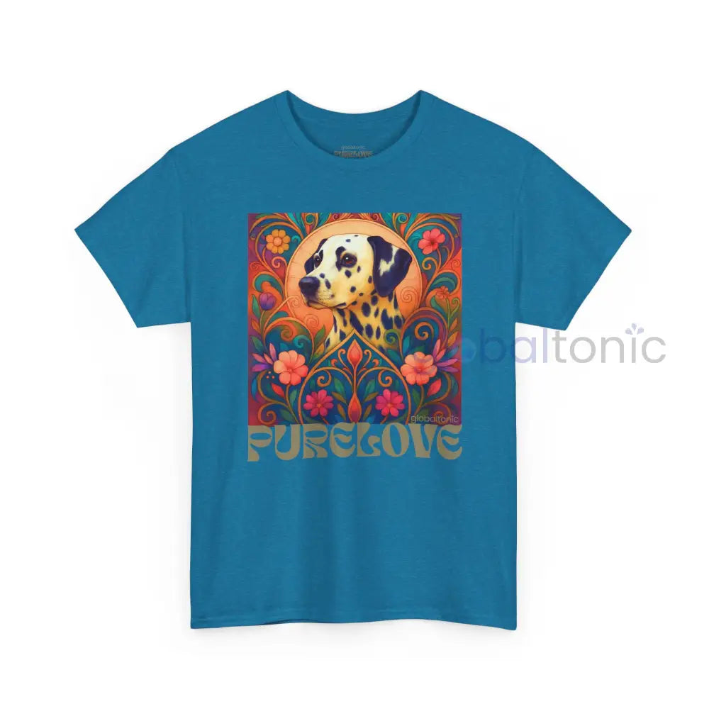 Dalmatian Vintage Graphic T-shirt - Unisex Cotton Tee for Dog Lovers T-Shirt