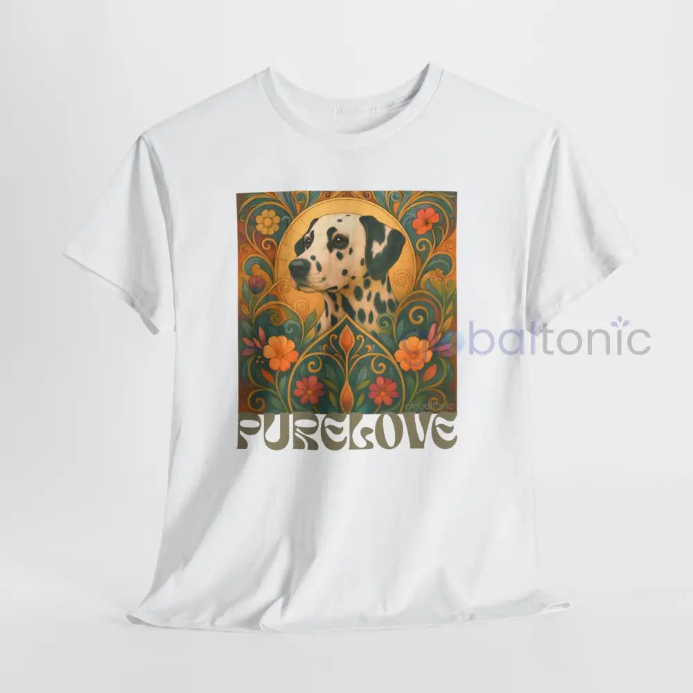Dalmatian Vintage Graphic T-shirt - Unisex Cotton Tee for Dog Lovers T-Shirt