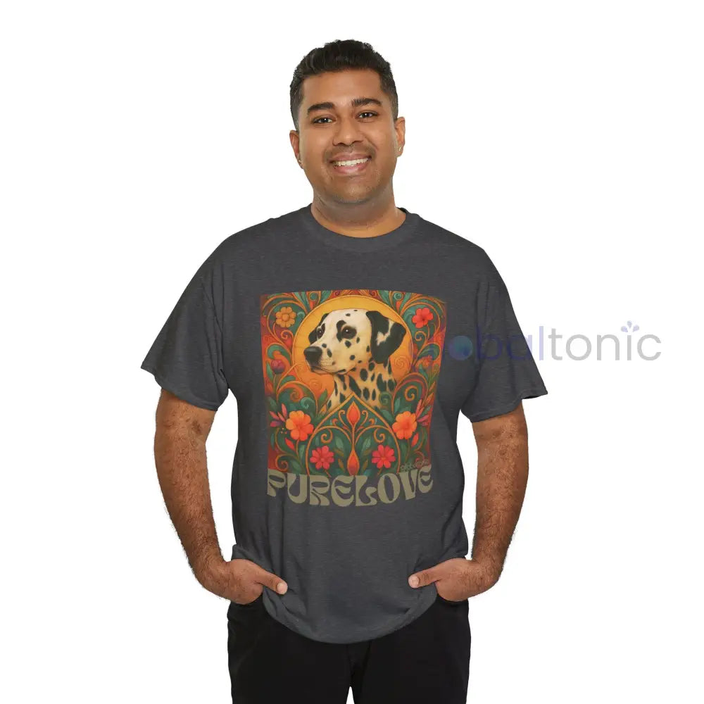 Dalmatian Vintage Graphic T-shirt - Unisex Cotton Tee for Dog Lovers T-Shirt