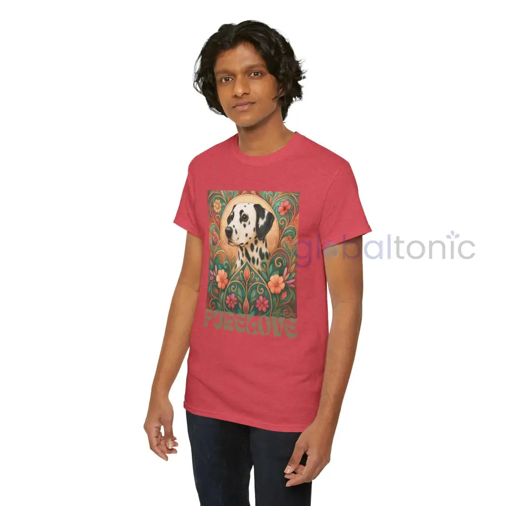 Dalmatian Vintage Graphic T-shirt - Unisex Cotton Tee for Dog Lovers T-Shirt