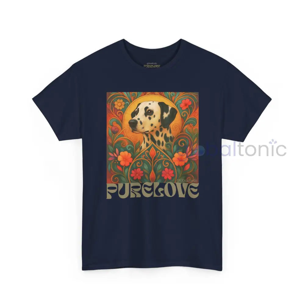Dalmatian Vintage Graphic T-shirt - Unisex Cotton Tee for Dog Lovers T-Shirt