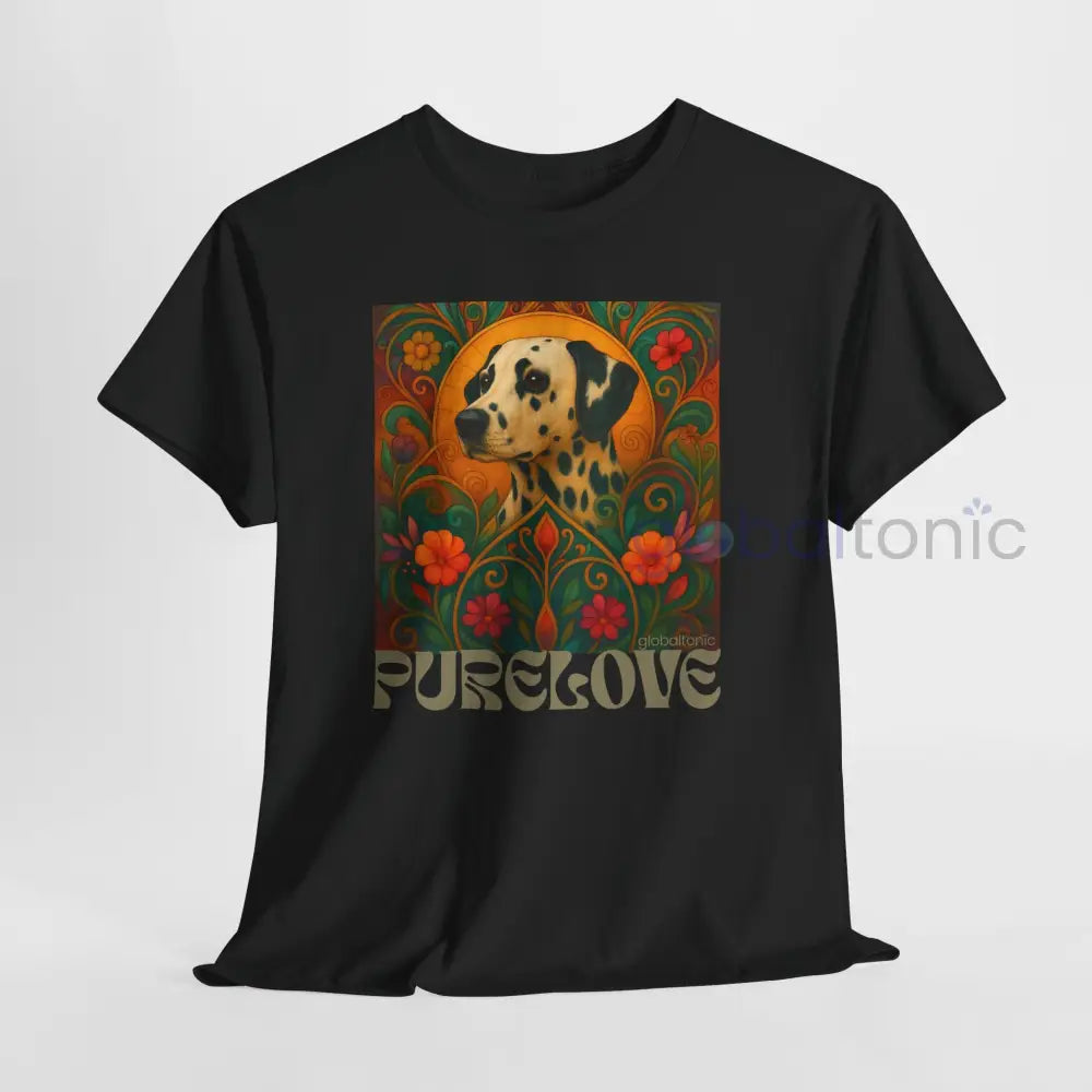 Dalmatian Vintage Graphic T-shirt - Unisex Cotton Tee for Dog Lovers T-Shirt