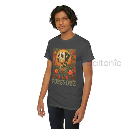 Dalmatian Vintage Graphic T-shirt - Unisex Cotton Tee for Dog Lovers T-Shirt