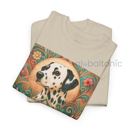 Dalmatian Vintage Graphic T-shirt - Unisex Cotton Tee for Dog Lovers T-Shirt