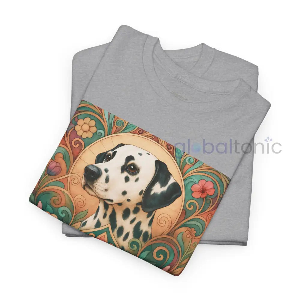 Dalmatian Vintage Graphic T-shirt - Unisex Cotton Tee for Dog Lovers T-Shirt