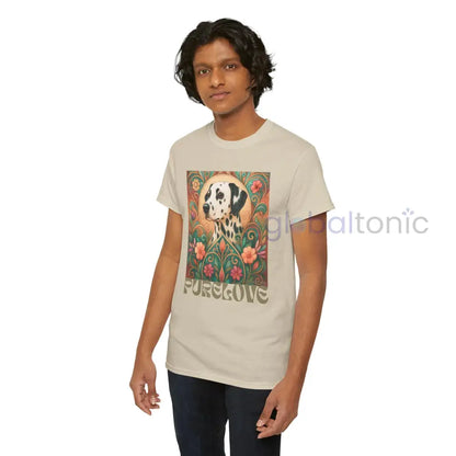 Dalmatian Vintage Graphic T-shirt - Unisex Cotton Tee for Dog Lovers T-Shirt