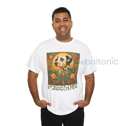 Dalmatian Vintage Graphic T-shirt - Unisex Cotton Tee for Dog Lovers T-Shirt