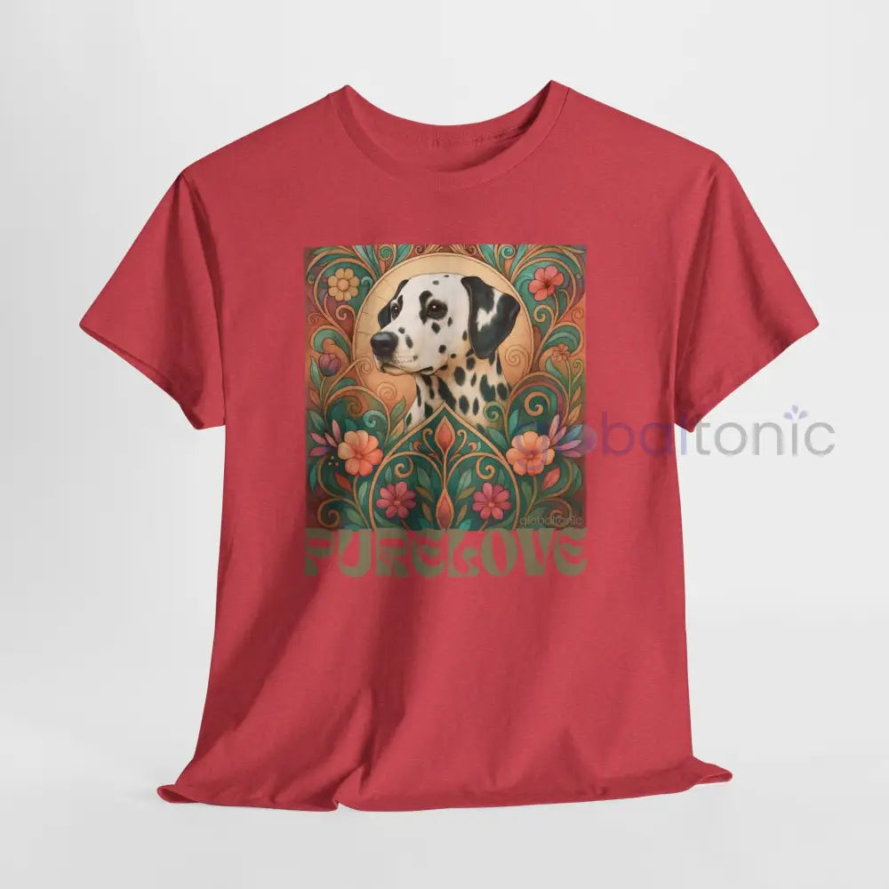 Dalmatian Vintage Graphic T-shirt - Unisex Cotton Tee for Dog Lovers T-Shirt