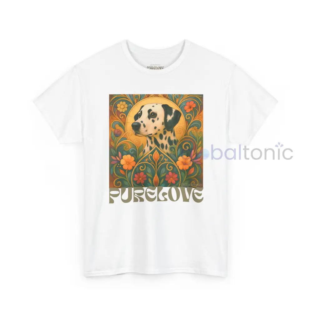 Dalmatian Vintage Graphic T-shirt - Unisex Cotton Tee for Dog Lovers T-Shirt