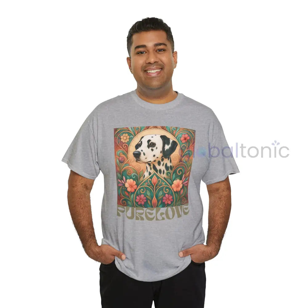 Dalmatian Vintage Graphic T-shirt - Unisex Cotton Tee for Dog Lovers T-Shirt