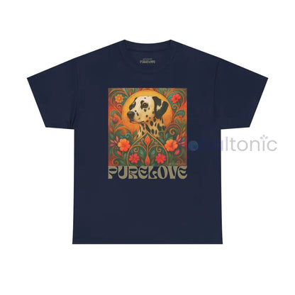 Dalmatian Vintage Graphic T-shirt - Unisex Cotton Tee for Dog Lovers Navy / S T-Shirt