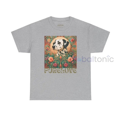 Dalmatian Vintage Graphic T-shirt - Unisex Cotton Tee for Dog Lovers Sport Grey / S T-Shirt