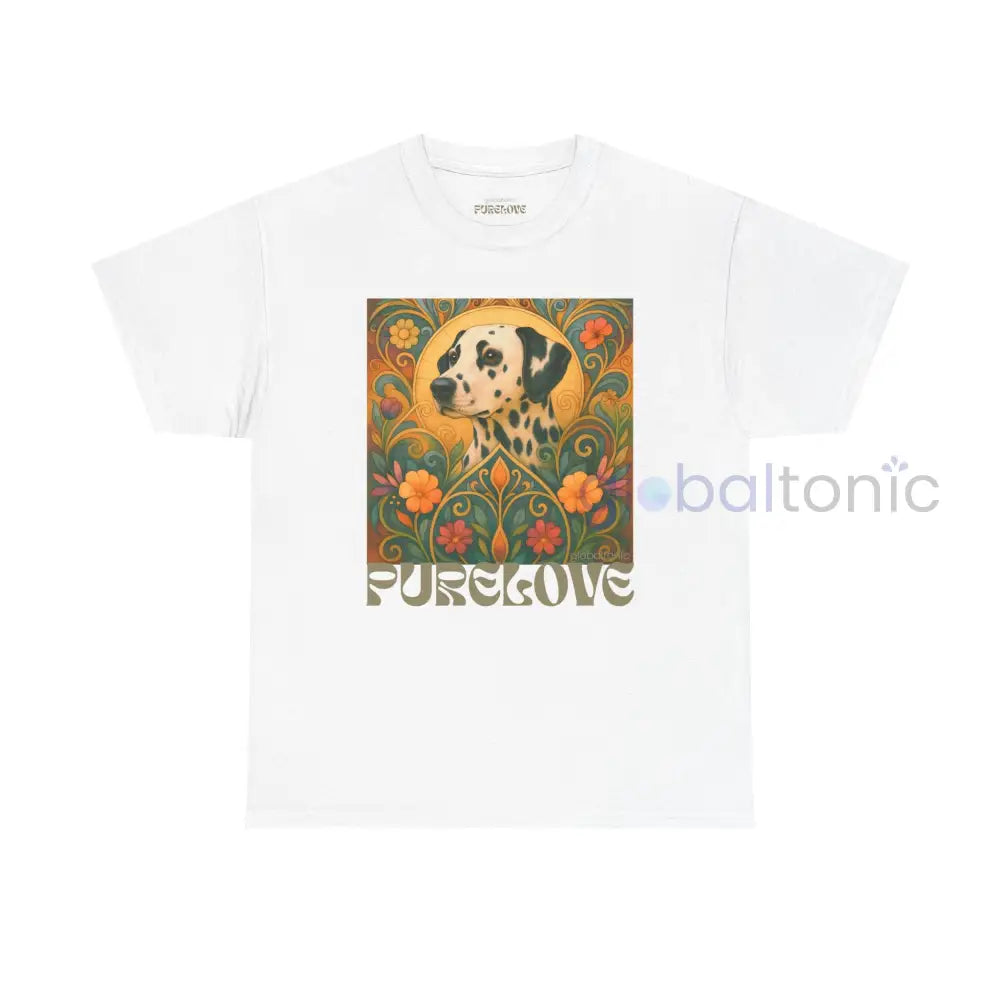 Dalmatian Vintage Graphic T-shirt - Unisex Cotton Tee for Dog Lovers White / S T-Shirt