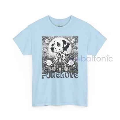 Dalmatian Vintage Unisex Cotton Tee for Dog Lovers (Black & White) T-Shirt