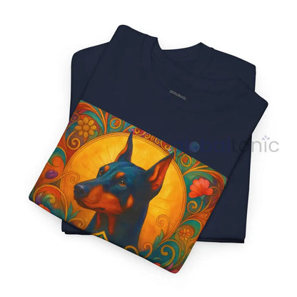 Doberman Vintage Graphic T-shirt - Unisex Cotton Tee for Dog Lovers T-Shirt