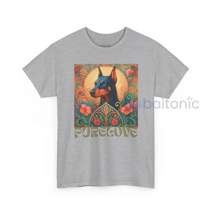Doberman Vintage Graphic T-shirt - Unisex Cotton Tee for Dog Lovers T-Shirt