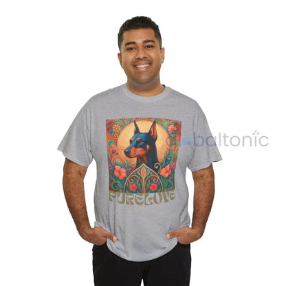 Doberman Vintage Graphic T-shirt - Unisex Cotton Tee for Dog Lovers T-Shirt