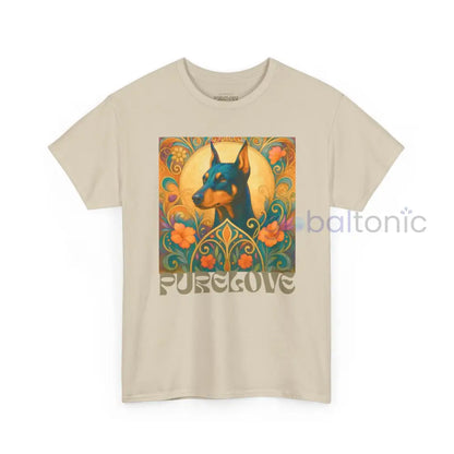 Doberman Vintage Graphic T-shirt - Unisex Cotton Tee for Dog Lovers T-Shirt