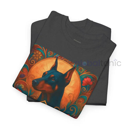 Doberman Vintage Graphic T-shirt - Unisex Cotton Tee for Dog Lovers T-Shirt