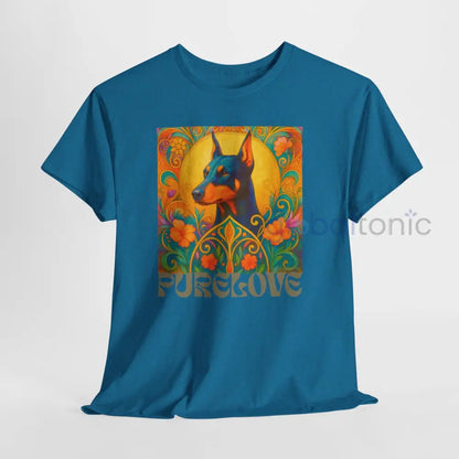 Doberman Vintage Graphic T-shirt - Unisex Cotton Tee for Dog Lovers T-Shirt