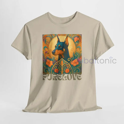 Doberman Vintage Graphic T-shirt - Unisex Cotton Tee for Dog Lovers T-Shirt