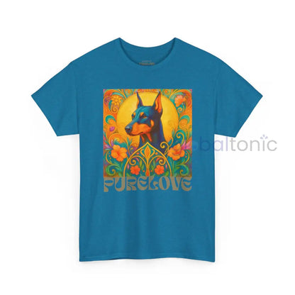 Doberman Vintage Graphic T-shirt - Unisex Cotton Tee for Dog Lovers T-Shirt